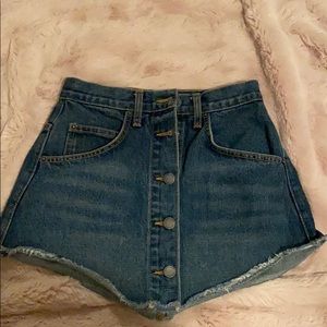 Carmar denim skirt